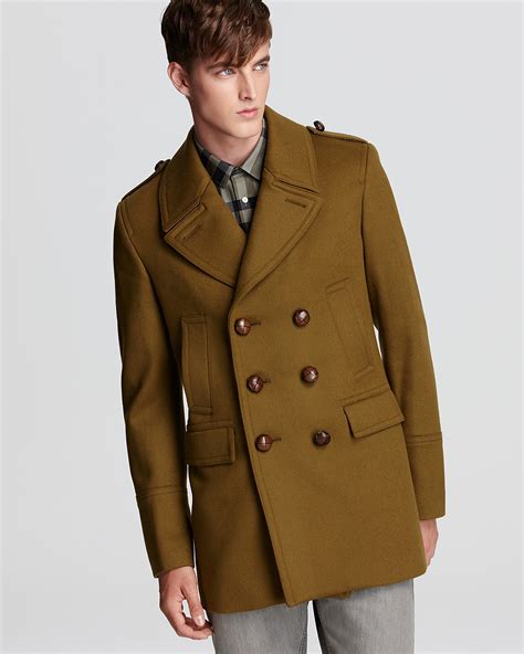 burberry london peacoat|burberry men military coats.